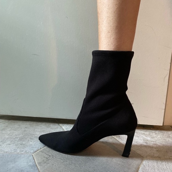 Stuart Weitzman Nylon Sock Boots - Picture 1 of 3